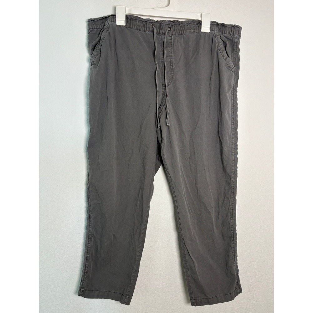 Sonoma Goods For Life Gray Drawstring‎ Elastic Waist Casual Pants XXL Mens